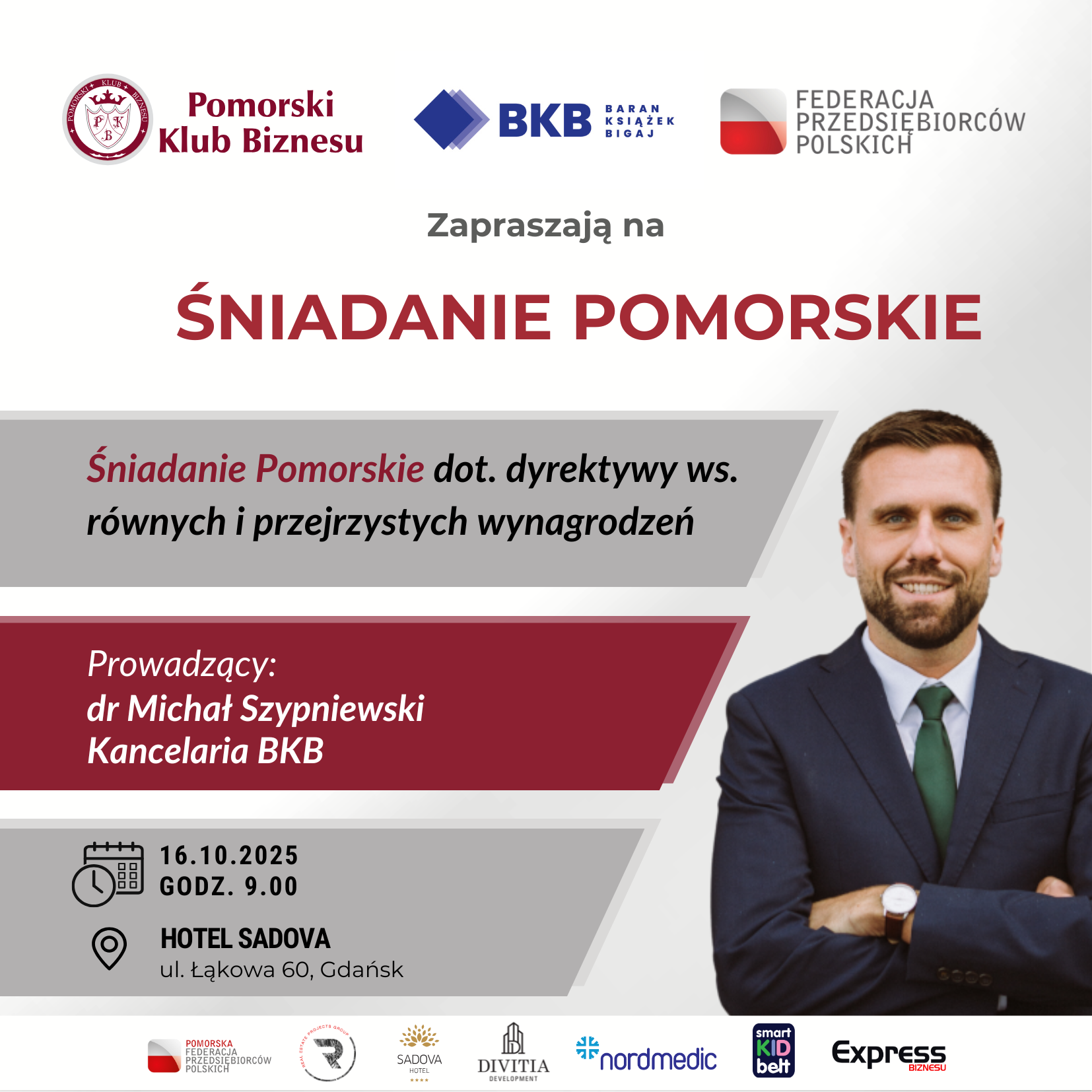 Zaproszenie na Śniadanie Pomorskie 14032025